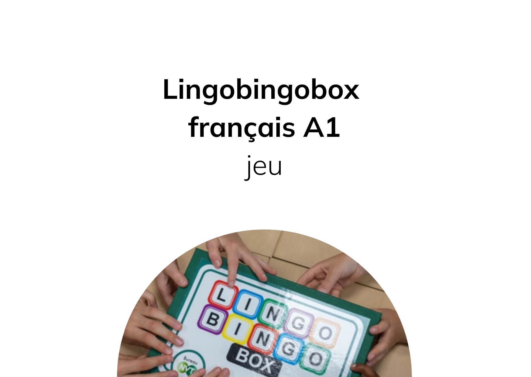 Lingobingobox français A1 Lingobingobox français A1