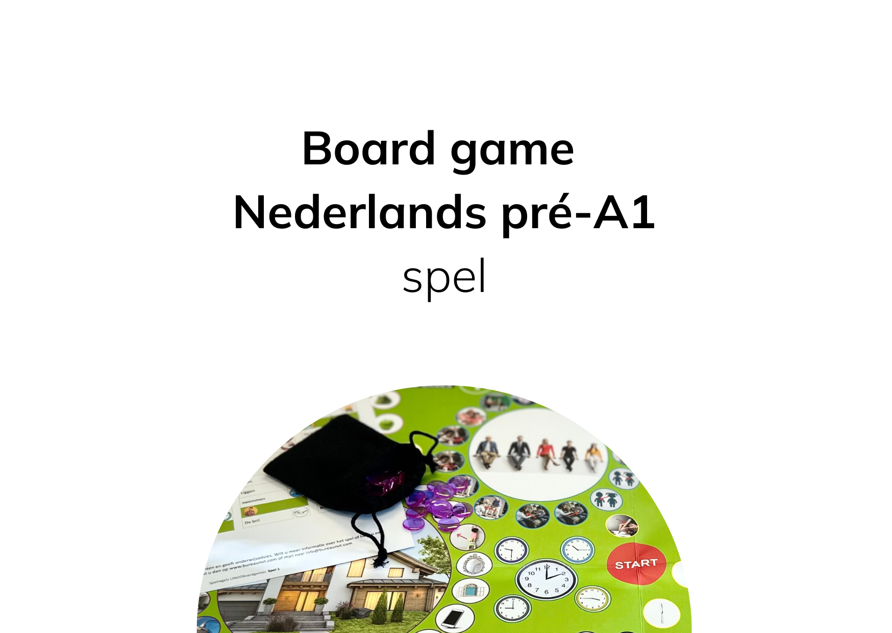 Lingo board game – 150 BASICS pre-A1 Nederlands (kleine set)