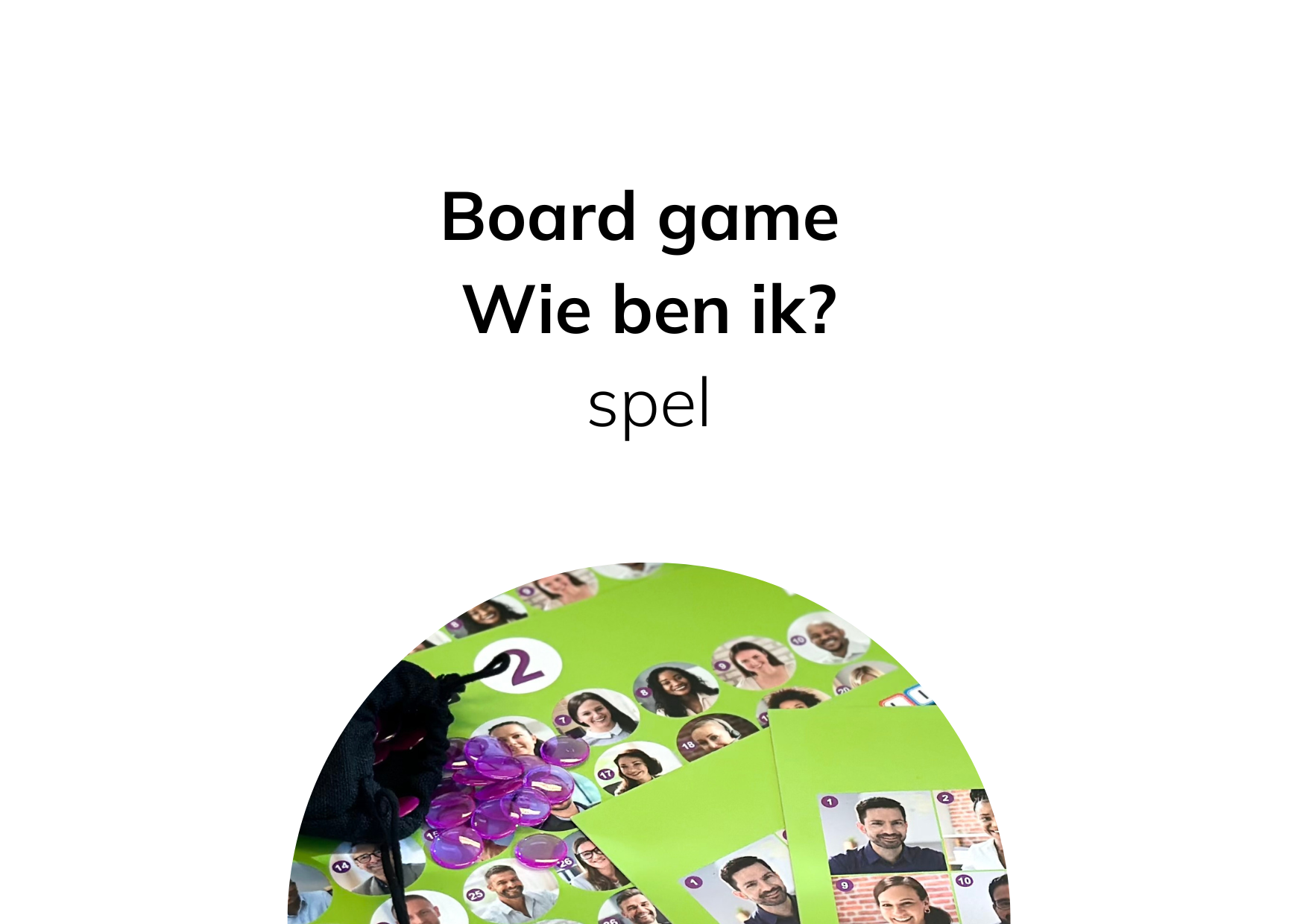 Lingo board game – Wie ben ik -A1/A2 Nederlands (klassenset)