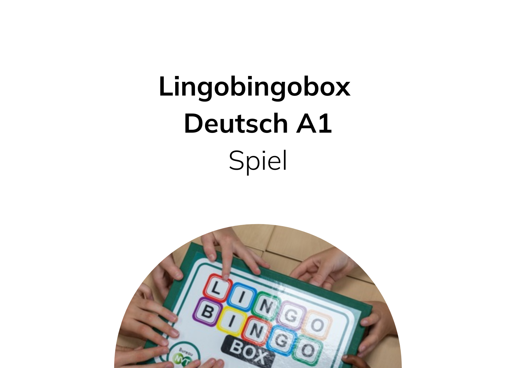 Lingobingobox Deutsch A1 Lingobingobox Deutsch A1